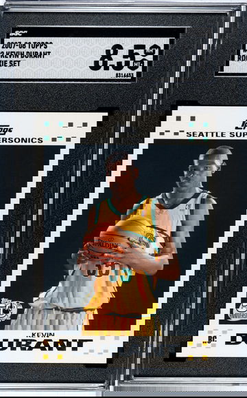 2007 Topps Kevin Durant #2 SGC 8.5