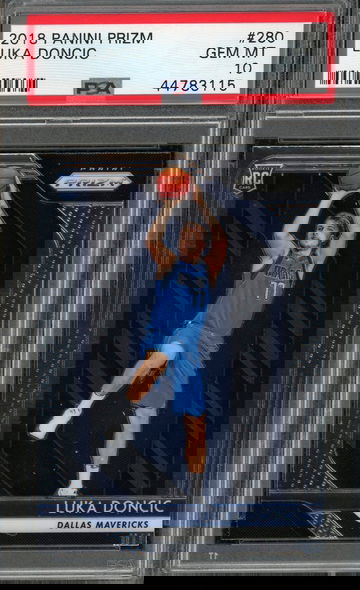Luka Doncic 2018 Panini Prizm Rookie PSA 10