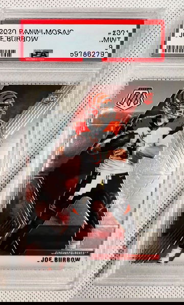 2020 Mosaic Joe Burrow Rookie PSA 9 RC 