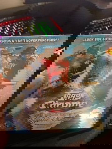 Topps chrome update sapphire box 2020