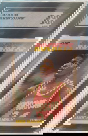 1987-88 Fleer Akeem Olajuwon SGC 8