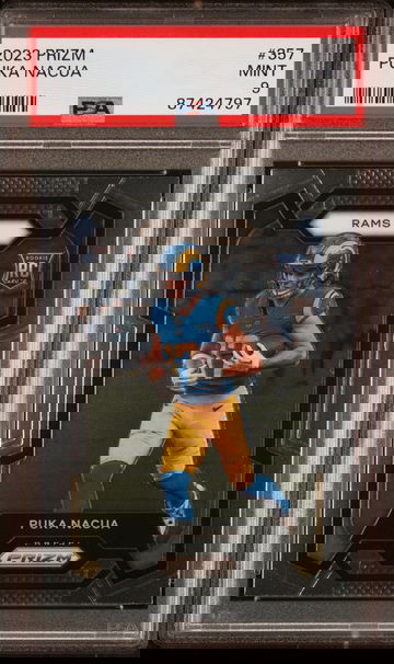 2023 PANINI PRIZM PUKA NACUA #357 RC ROOKIE PSA 9