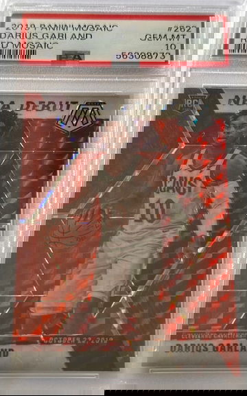 2019 Mosaic Darius Garland Red NBA Debut #262 PSA 10