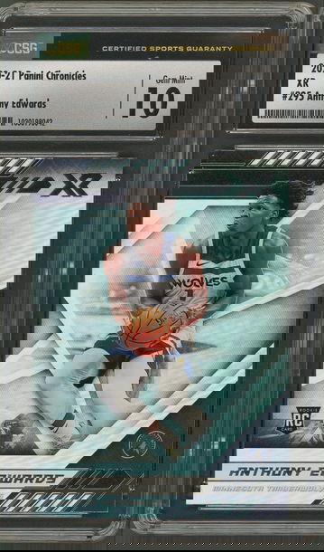 2020-21 Chronicles XR Anthiony Edwards RC #295 Minnesota Timberwolves - CSG 10