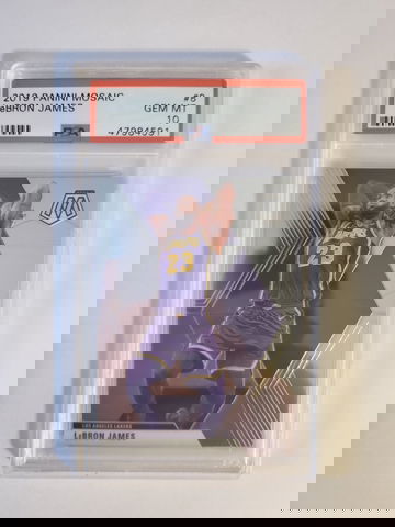 LeBron James 2019 Mosaic #8 PSA 10