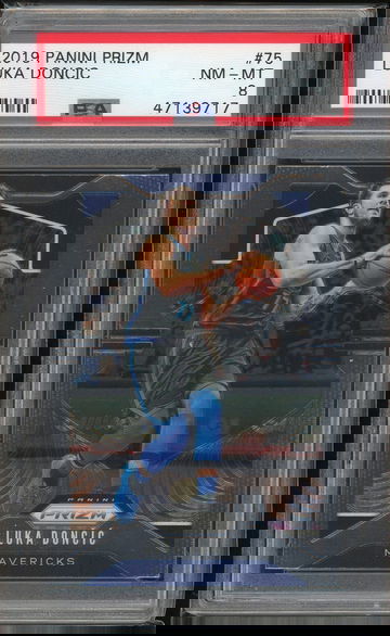 2019 Panini Prizm Luka Doncic PSA 8