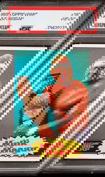 1985 Topps WWF  Hulk Hogan #16  PSA 4