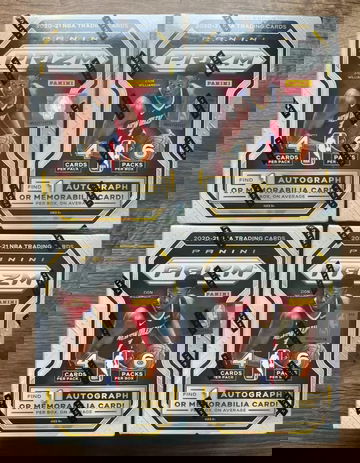 2020-21 NBA Panini Prizm Blaster Lot of 4 