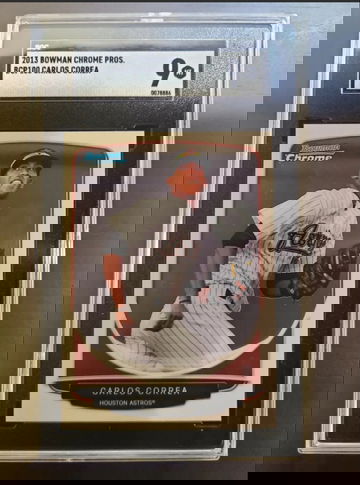Carlos Correa BCP100 2013 Bowman Chrome SGC 9MT Graded, Houston Astros