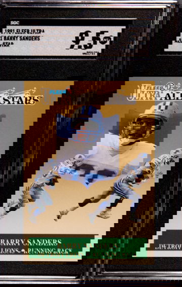 1991 Fleer Ultra All Stars #1 Barry Sanders SGC 9.5 MINT+