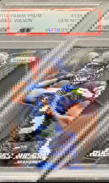 2014 Panini Prizm #138 Russell Wilson *PSA 10 GEM MINT* Seahawks Super Bowl Champ