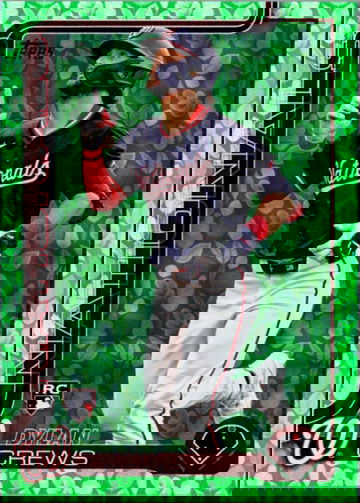 Dylan Crews 2025 Topps Series 1 Easter Holiday Foil SP RC Nationals