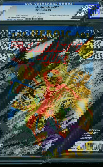 FANTASTIC FOUR #580, CGC 9.8 NM/MT