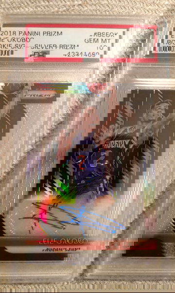 Elie Okobo 2018 Panini Prizm Silver Auto 