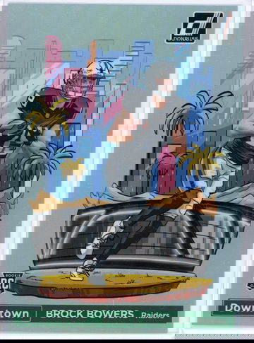 2024 Panini Donruss #17 Brock Bowers Downtown Prizm Rookie Raiders