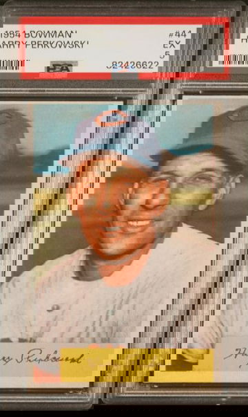 1954 Bowman Harry Perkowski #44 PSA 5 [BL-3.8]