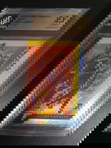 2019-20 RJ Barrett Panini Chronicles flux silver prizm RC BGS 9.5