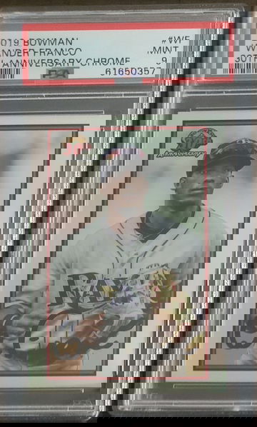 2019 Bowman Chrome 30th Anniversary Wander Franco RC #WF PSA 9