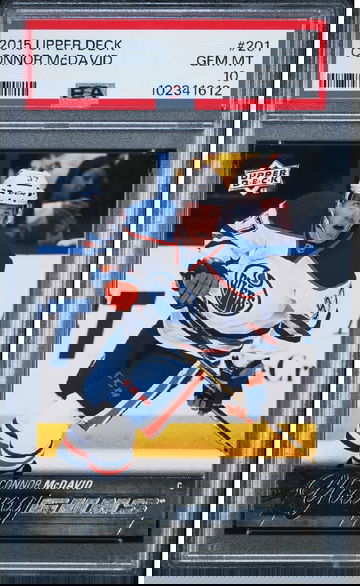 2015 Upper Deck Young Guns Connor McDavid #201 PSA 10 Rookie RC Oilers