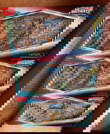 Scarlett Violet Prismatic Evolutions Lucario Tyranitar ex Premium Collection Lot