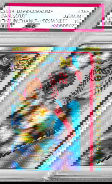 2019 Topps Chrome Juan Soto Prism Refractor PSA 10