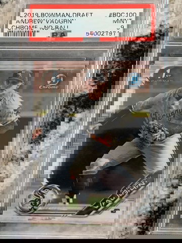 2019 Bowman Chrome Andrew Vaughn Psa 9