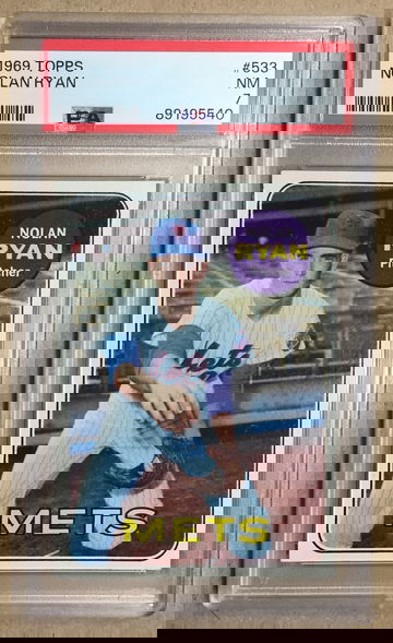 1969 Topps Nolan Ryan PSA-7 NM