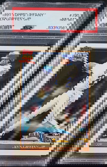 1991 Topps TIFFANY #790 Ken Griffey Jr. PSA 8 NM-MT