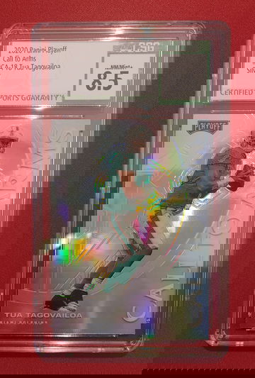 2020 Panini Playoff Behind The Numbers Silver Tua Tagovailoa