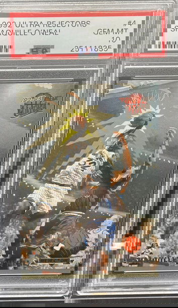 1992 fleer ultra Shaquille O’Neal rejectors PSA 10