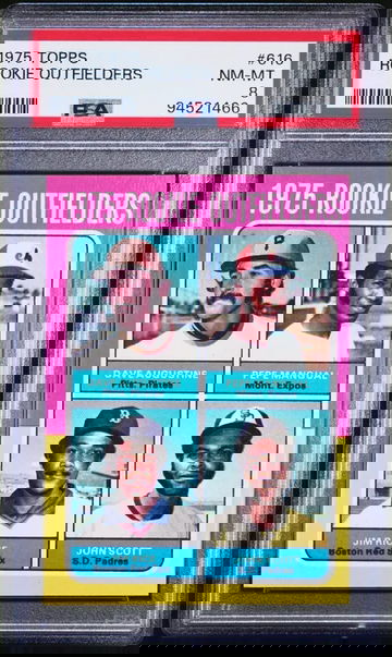 1975 Topps Jim Rice  Rookie #616 PSA 8