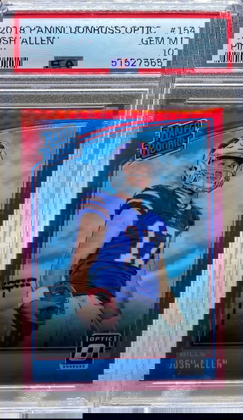 Josh Allen - 2018 Panini Optic Pink #154 RC - PSA 10