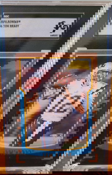 2000 Bowman Tom Brady SGC 9