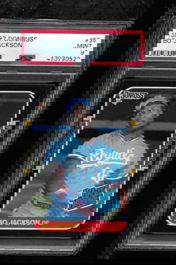 1987 DONRUSS BO JACKSON PSA 9