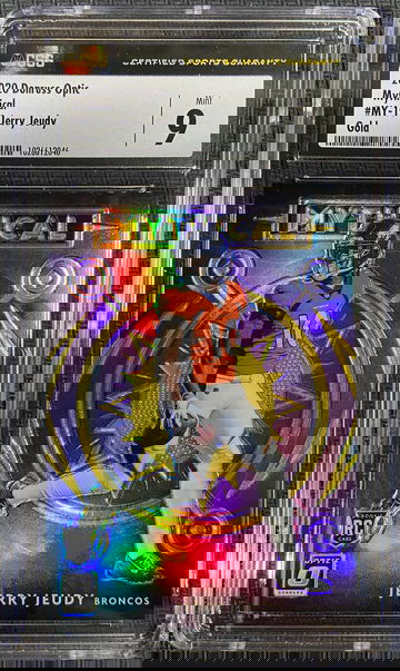 2020 Donruss Optic MYTHICAL GOLD 10/10 Jerry Jeudy CSG 9 MINT