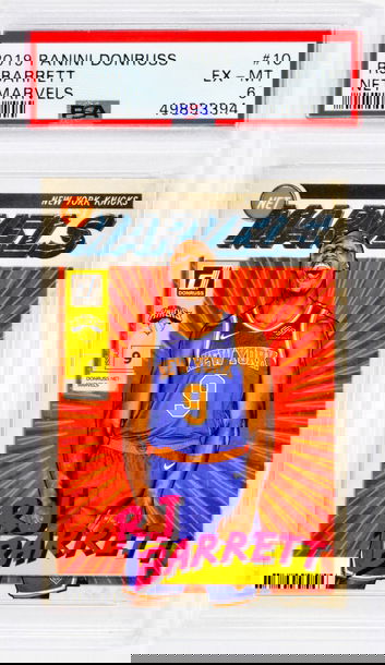 2019 RJ Barrett Panini Donruss  Net Marvels  #10 PSA 6