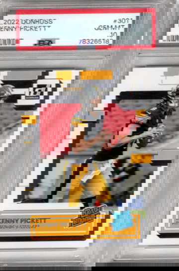 Kenny Pickett 2022 Panini Donruss Rookie RC Card #301 PSA 10