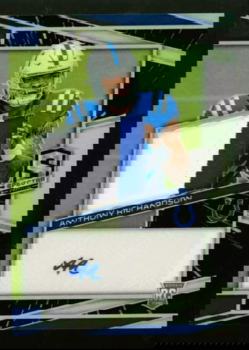 Anthony Richardson 2023 Panini Specta Rookie Card RC Autograph Patch /60