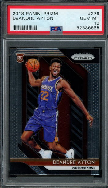 2018-19 Panini Prizm #279 Deandre Ayton Rookie PSA 10