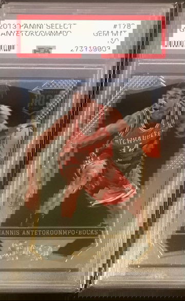 2013-14 Panini Select #178 Giannis Antetokounmpo RC Rookie PSA 10 Bucks