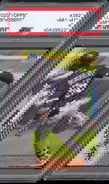 2020 Topps Luis Robert #392 SSP PSA 8