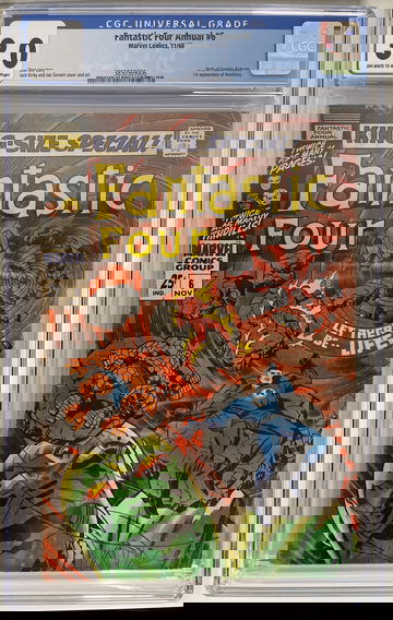 Fantastic Four Annual #6 CGC 3.0 1st appearance Annihilus AND Franklin Richards