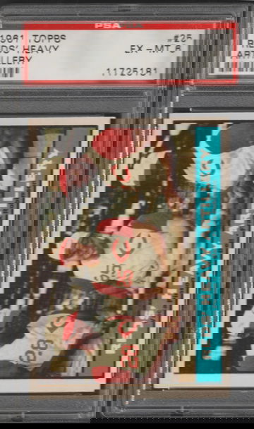 1961 Topps "Reds' Heavy Artillery" PSA 6