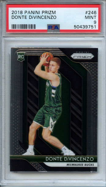 2018 Prizm Donte Divincenzo PSA 9