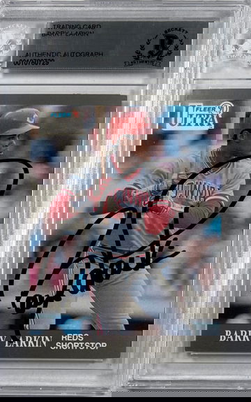 1991 Fleer Ultra Barry Larkin Autograph