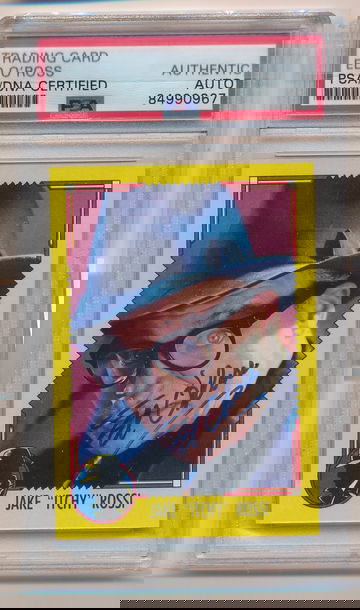 1990 Topps Dick Tracy #9 Jake Itchy Rossi Ed O'Ross Signed Autograph PSA/DNA