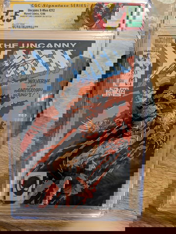 CGC Signature Series X-Men #212 CGC 7.5 Signed Chris Claremont