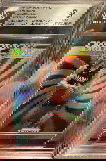 Tyler Herro Emergent Silver Prizm