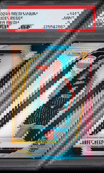 2024 Panini Prizm WNBA Silver Prizm Angel Reese #147 PSA 9