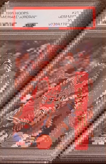 1995 Hoops, #21, Michael Jordan, PSA 10 GEM MINT